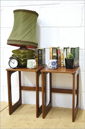 Vintage bedside table - table, set