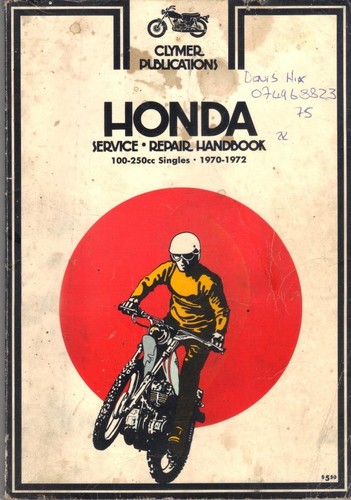 Honda xl250 sl125 - honda, xl250,sl125,cb125