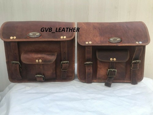 Bag vintage motorcycle leather - motorcycle,