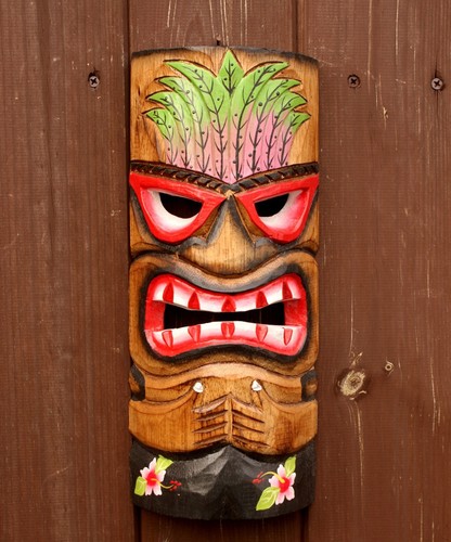 Tiki bar wall - wall, mask