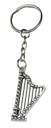 Harp keyring key ring folk - key,