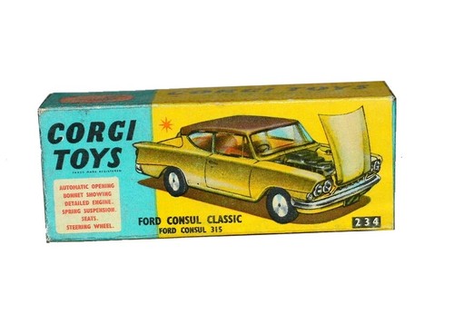Corgi toys box - , repro