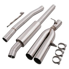 STAINLESS CAT BACK SHOTGUN EXHAUST SYSTEM FOR MINI COOPER S F56 2.0 TURBO 14-18