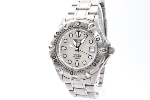 Seiko solar titanium scuba - seiko,