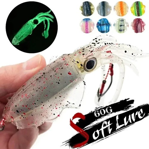 Soft squid bait luminous - soft,