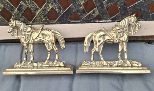 Pair vintage brass - pair,
