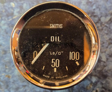Smiths Oil Pressure Gauge To