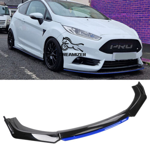 Blue front bumper lip - blue,