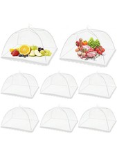 12 INCHES Pop up Food Cover Protector Mesh Net Umbrella Collapsible BBQCoverFly
