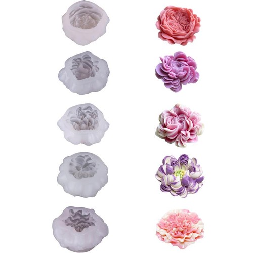 Flower silicone clay - clay, soap
