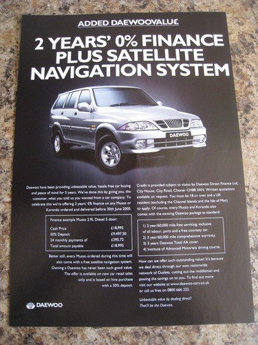 Daewoo musso diesel - musso, 5