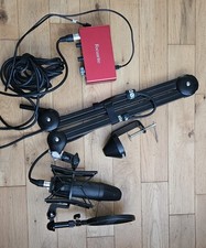 Rode NT1 Kit/ Focusrite Scarlet Solo BUNDLE- Condenser microphone with stand Kit