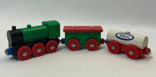 Wooden elc train milk - train, &