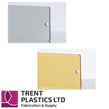 Metallic Acrylic Gold & Silver - Cut to Size Perspex Plastic Panel Sheet Metal