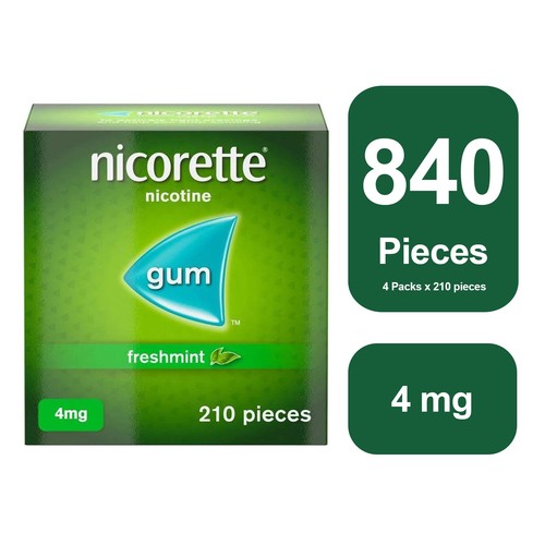 Nicorette freshmint 4mg - gum, 4