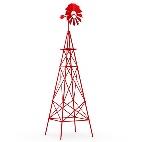 3ft metal windmill yard - metal,