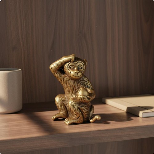 Chinese lunar brass figurine - chinese,