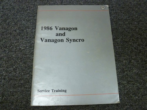 1986 volkswagen vanagon - vw,