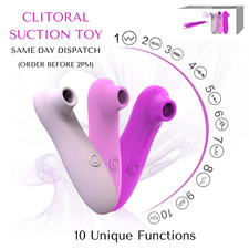 Clitoral Suction Vibrator 10 Mode Sex Toys for Women Discreet Packaging