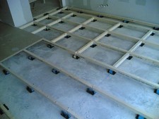 Raised Decking joist supports (60 No) , pedestal, acoustic cradle for floors