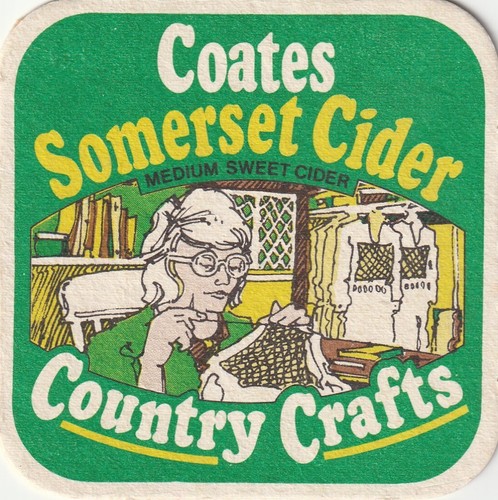 Beer mat coates cider - beer,
