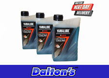 Yamaha Yamalube Pre Mixed Motorcycle Radiator Coolant Anti-Freeze 1L Can x3