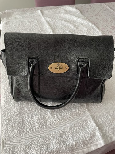 Mulberry black leather handbag - mulberry,