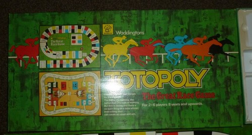 Totopoly board game vintage - board,