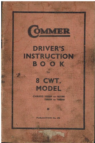 Commer cwt van - commer,