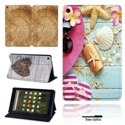 Wood patterns leather stand - wood,