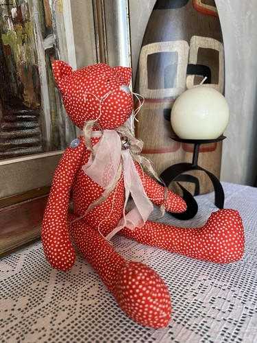 Tilda cat christmas doll - tilda,