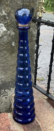 Vintage cobalt blue - blue, glass
