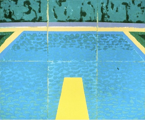 David hockney piscine - piscine, on