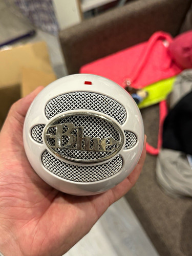 Blue snowball white usb - blue,