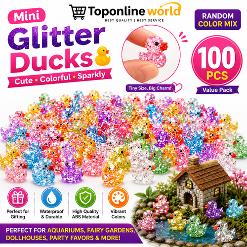 100pcs mini ducks multi - mini, colors