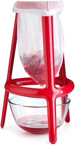 Jelly jam strainer stand - stand, &