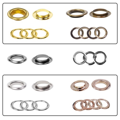 Brass eyelets with - with, washers