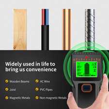5 in 1 LCD Stud Finder Pipe Sensor Metal Wire Detector Wall Scanner Electric