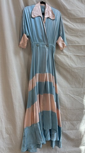 Vintage 1930s dress trained - vintage,