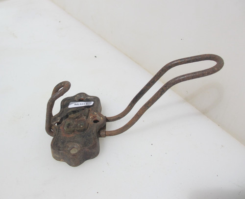 Antique iron coat hook hat - antique,