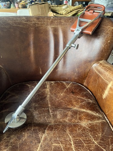 Vintage leather shooting stick - leather,