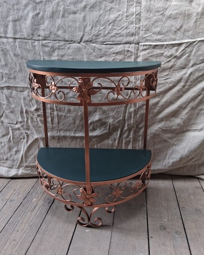 Ornate wrought iron and - ornate,