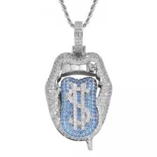 Iced Out Rapper Style Blue