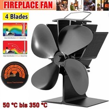 Heat Powered 4 Blade Stove Top