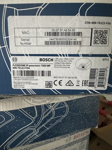 Bosch flexidome panoramic - flexidome,