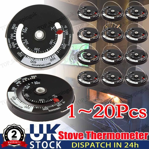 Magnetic stove thermometer - stove,