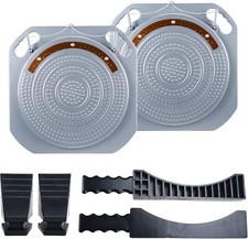 2PCS Durable Car Front End Wheel Alignment Tool Turntable Alignment Turn Plates