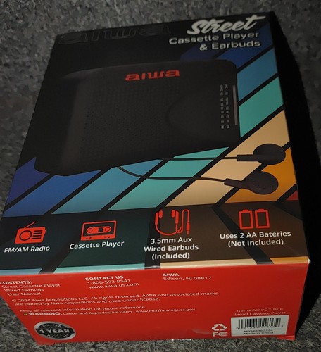 Aiwa street cassette tape - cassette,