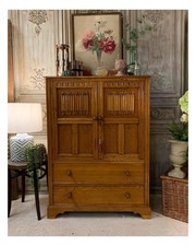 1930’s Honey Oak Tallboy