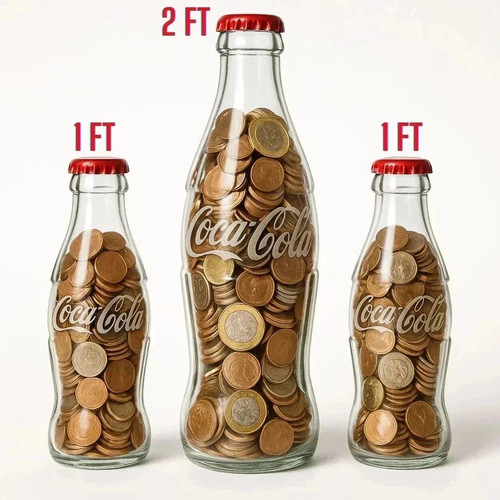 2ft giant coca cola - cola, money